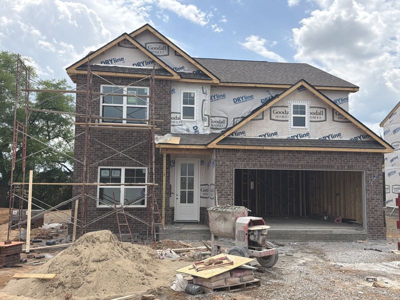 *Photo of actual home under construction, April 2026