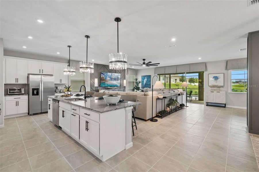 Furnished interior view inside a new home in , Kissimmee (Image 6).