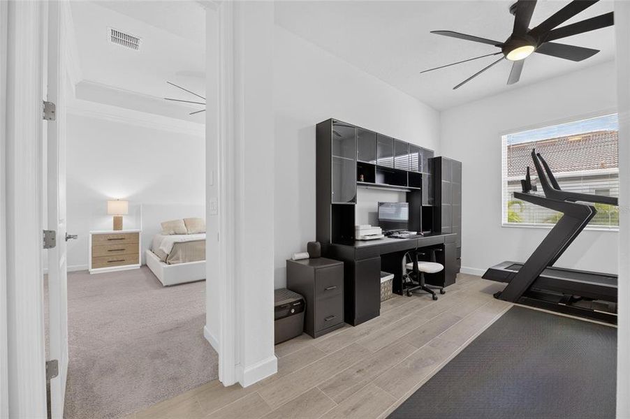 Furnished interior view inside a new home in Southshore Bay Active Adult, Wimauma (Image 58).