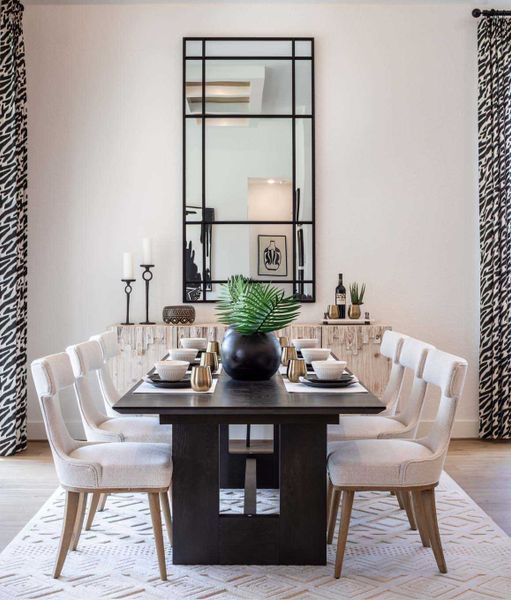 Representative furnished interior of a home built from the 216G by Highland Homes in Quail Hollow, Rockwall (Image 37).
