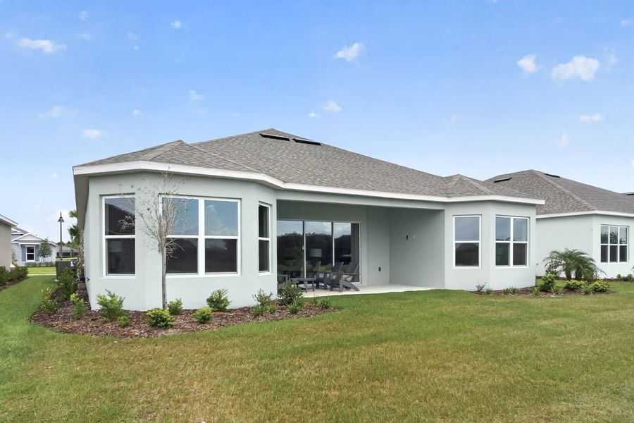 Representative exterior details of a home built from the Ambra by Taylor Morrison in Center Lake Ranch Community Group Page, St. Cloud (Image 3).