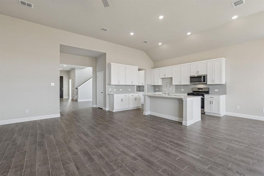 Furnished interior view inside a new home in Venetian, Weston (Image 9).