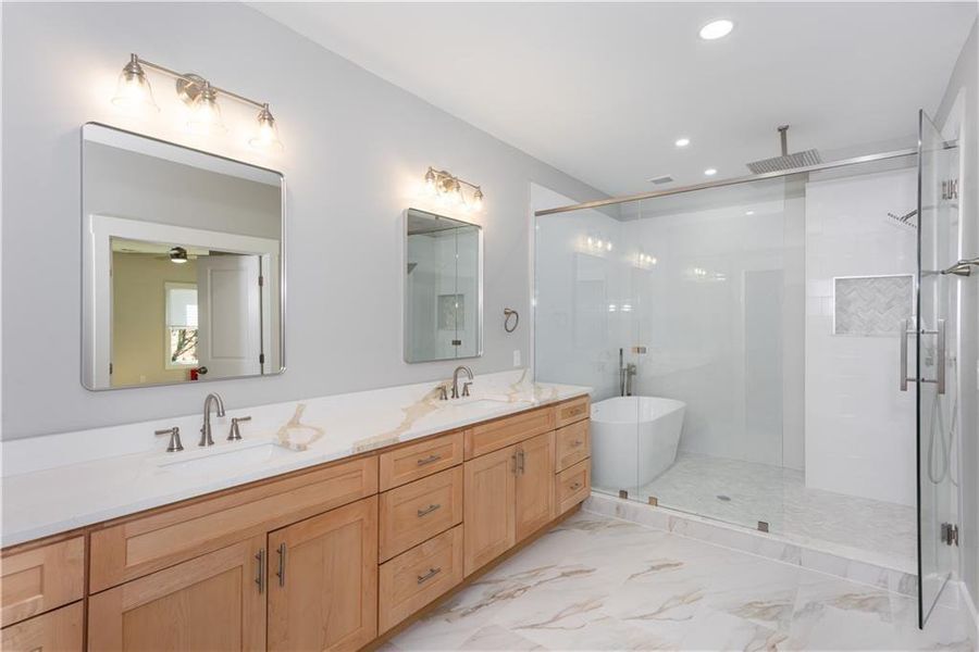 Furnished interior view inside a new home in , East Point (Image 15).