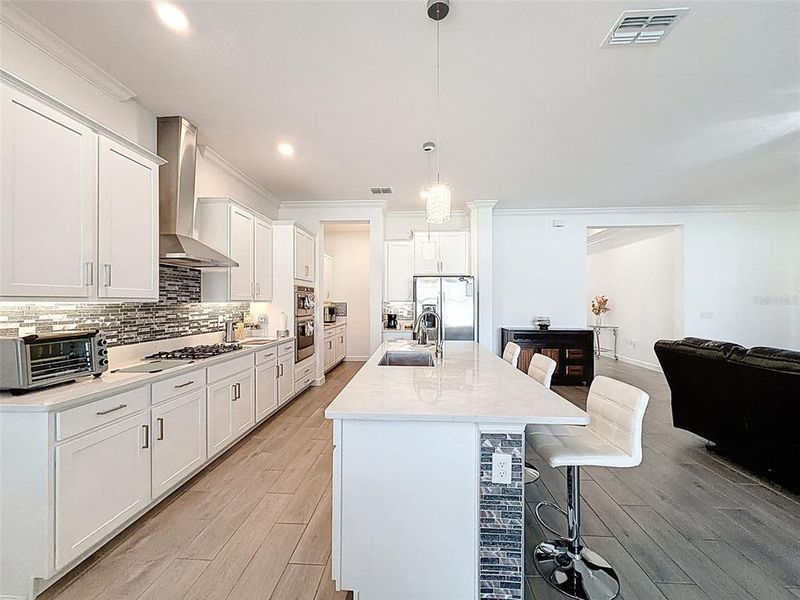 Furnished interior view inside a new home in Southshore Bay: The Estates, Wimauma (Image 42). Furnished interior view inside a new home in Southshore Bay: The Estates, Wimauma (Image 42).