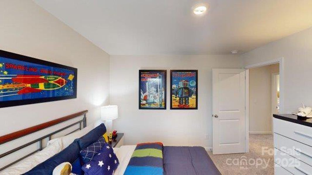 Furnished interior view inside a new home in Falls at Hickory, Hickory (Image 22).