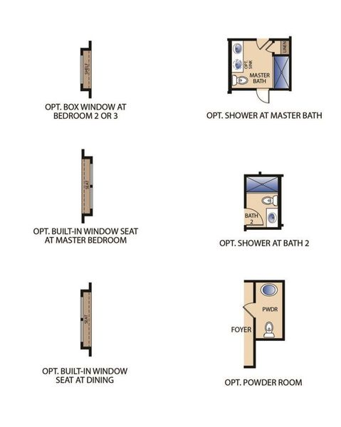 Angelina Floor Plan Options