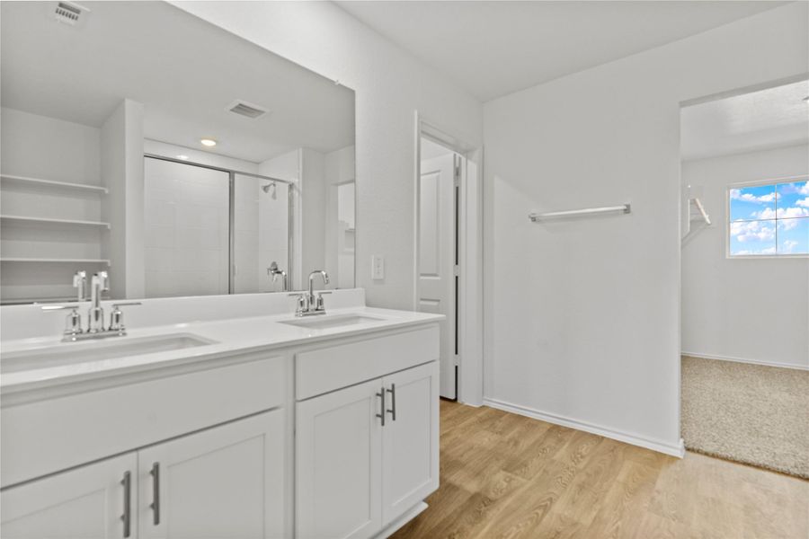 Furnished interior view inside a new home in Palomino, Manor (Image 9).