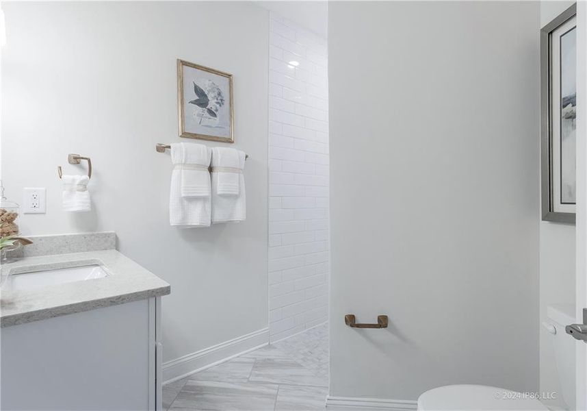 Furnished interior view inside a new home in The Courtyards by The Manor, Alpharetta (Image 46).