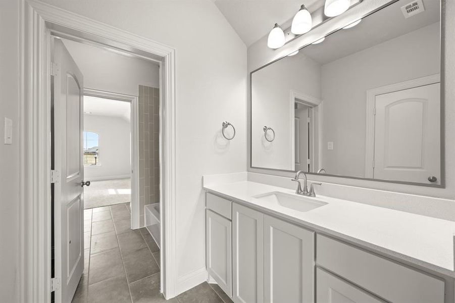 Furnished interior view inside a new home in Somerset, Mansfield (Image 15). Furnished interior view inside a new home in Somerset, Mansfield (Image 15).