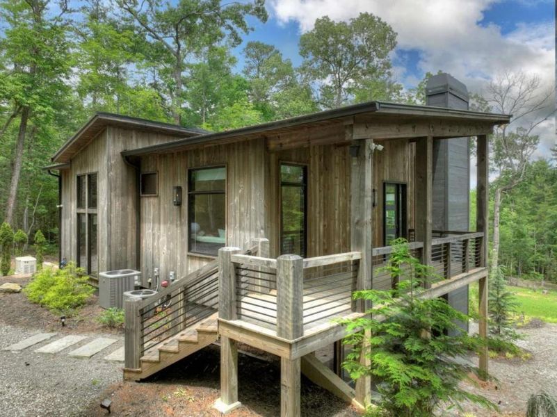 Front exterior of a new home in , Blue Ridge, GA, highlighting curb appeal (Image 31).