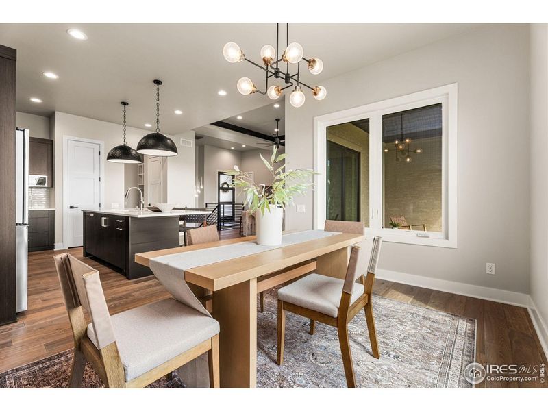 Furnished interior view inside a new home in , Timnath (Image 35).