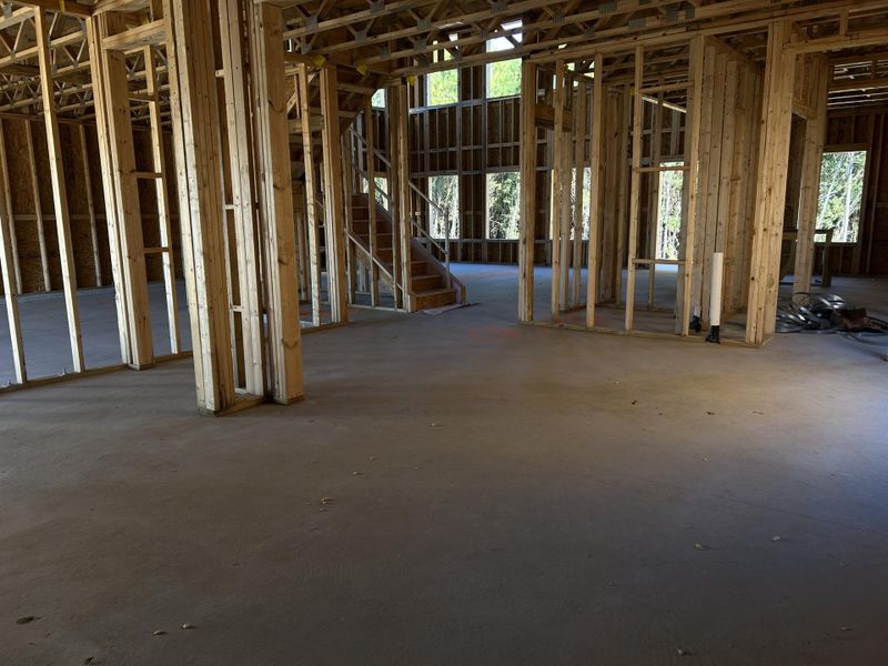 In-progress construction of a new home in Tea Farm: Presidents Series, Ravenel, SC (Image 69).