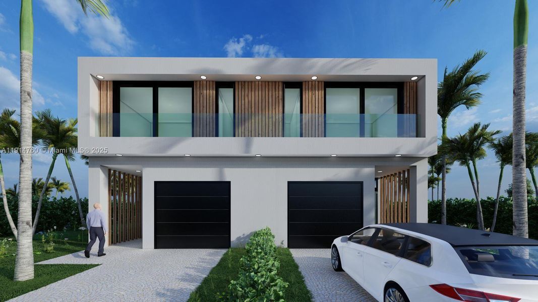 Front exterior of a new home in , Fort Lauderdale, FL, highlighting curb appeal (Image 1). Front exterior of a new home in , Fort Lauderdale, FL, highlighting curb appeal (Image 1).