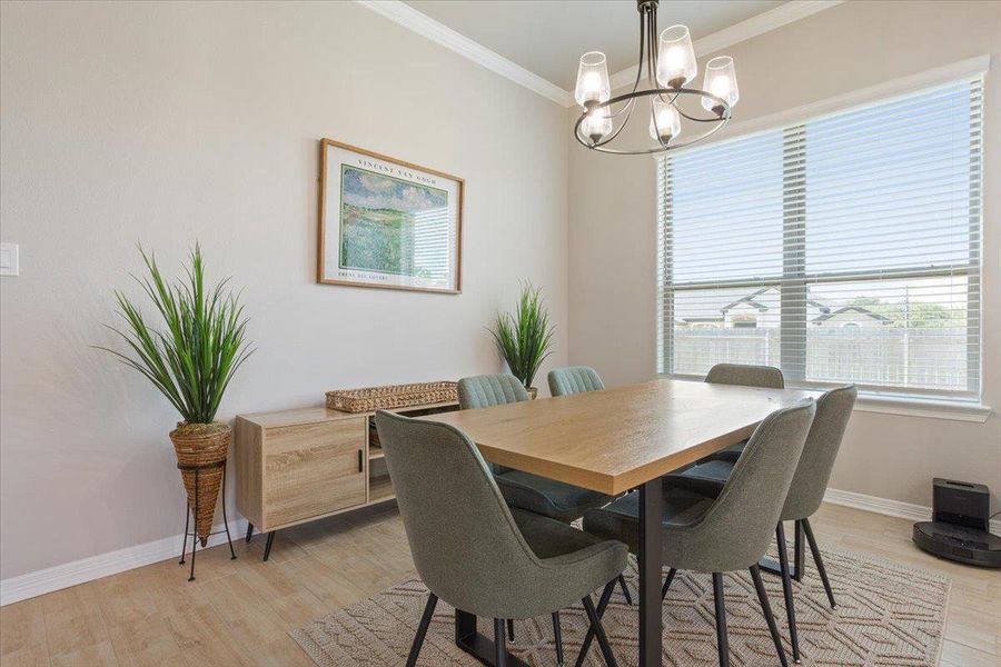 Furnished interior view inside a new home in , Belton (Image 10).
