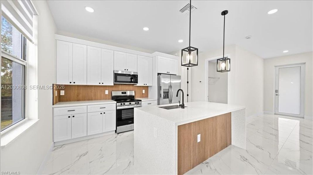 Furnished interior view inside a new home in , Lehigh Acres (Image 7).