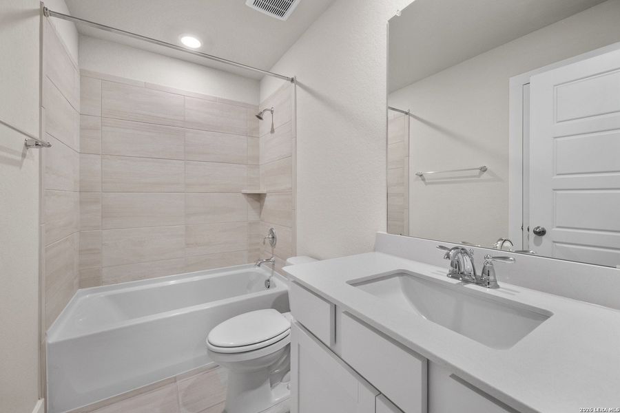 Furnished interior view inside a new home in Fox Falls, Boerne (Image 7). Furnished interior view inside a new home in Fox Falls, Boerne (Image 7).