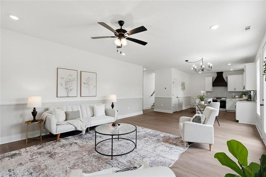 Furnished interior view inside a new home in , Mansfield (Image 20).