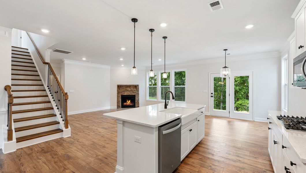 Furnished interior view inside a new home in Cottonwood Ridge, Piedmont (Image 8). Furnished interior view inside a new home in Cottonwood Ridge, Piedmont (Image 8).