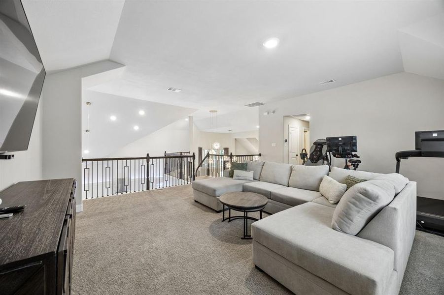 Furnished interior view inside a new home in , Fate (Image 11).