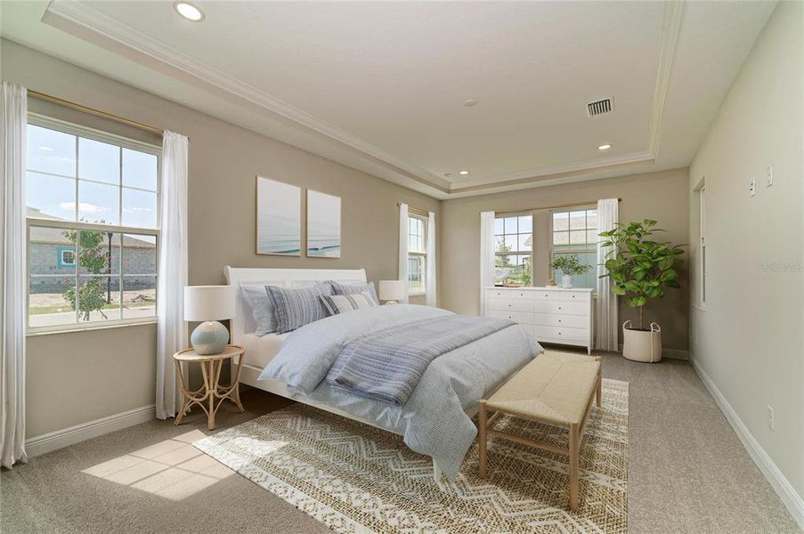 Furnished interior view inside a new home in Waterset, Apollo Beach (Image 4).