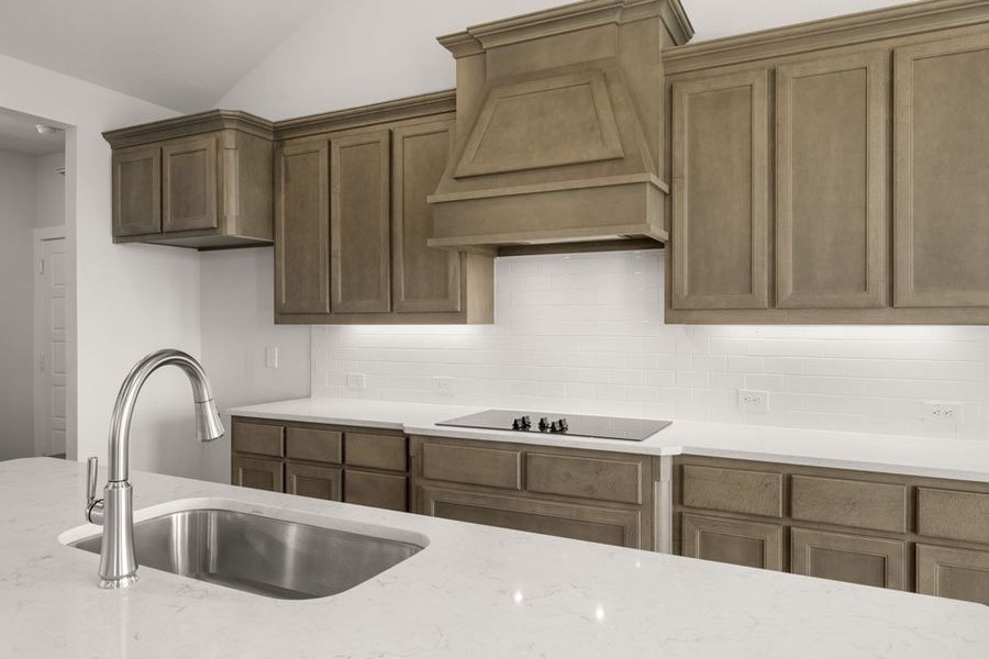 Front exterior of a new home in Carrera Ranch, Waxahachie, TX, highlighting curb appeal (Image 12).