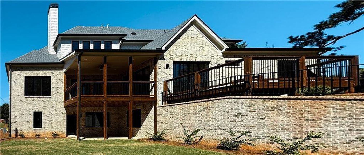 Exterior details and patio area of a home in , Marietta (Image 32).