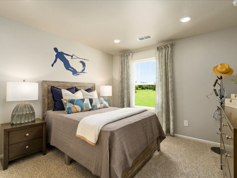 Furnished interior view inside a new home in Poudre Heights: The Lakes Collection, Windsor (Image 15).