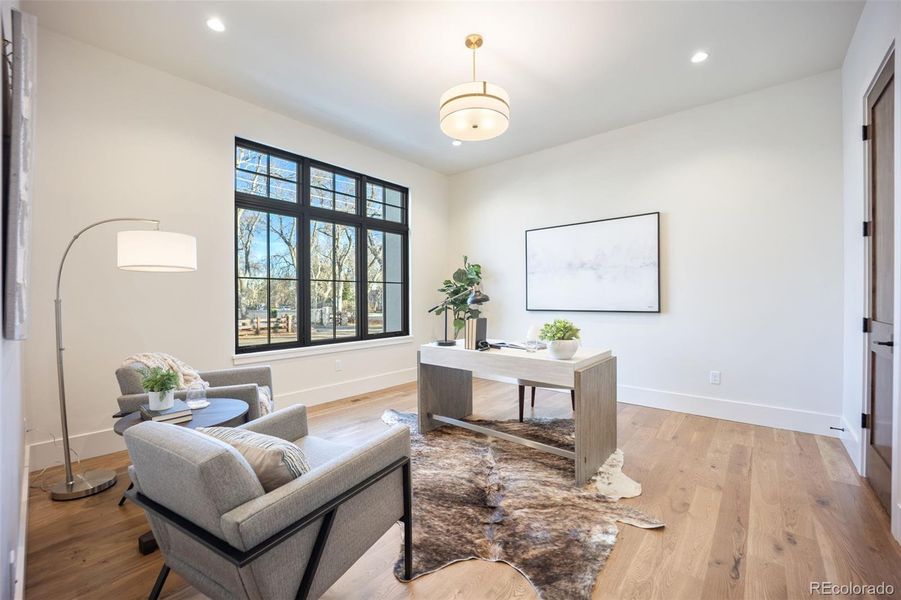 Furnished interior view inside a new home in , Colorado Springs (Image 24).