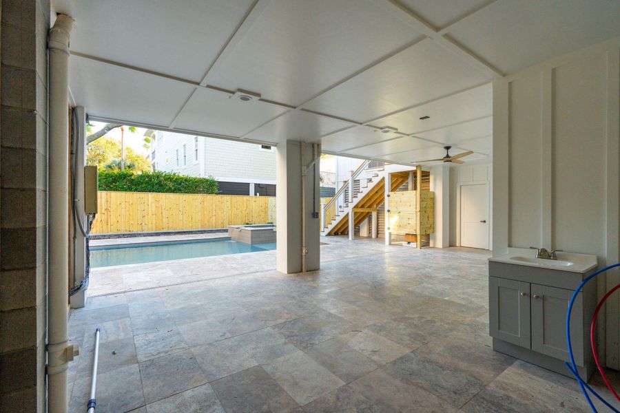 In-progress construction of a new home in , Isle Of Palms, SC (Image 90). In-progress construction of a new home in , Isle Of Palms, SC (Image 90).