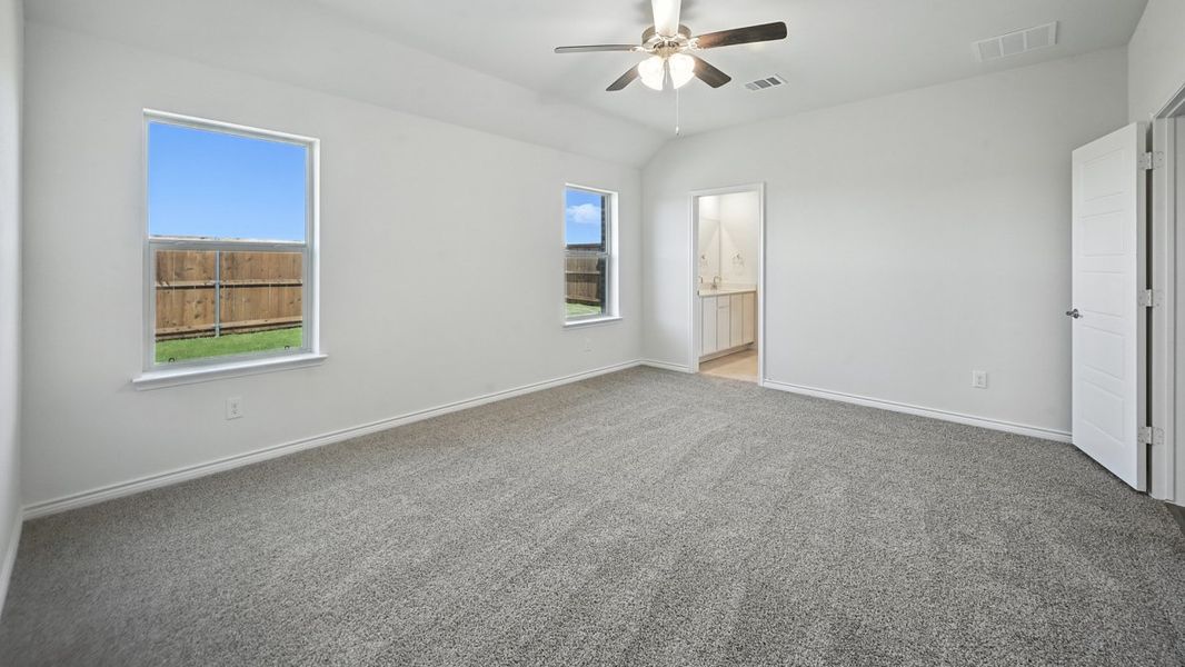 Representative unfurnished interior of a home built from the Violet by D.R. Horton in Bel Air Village, Sherman (Image 8).