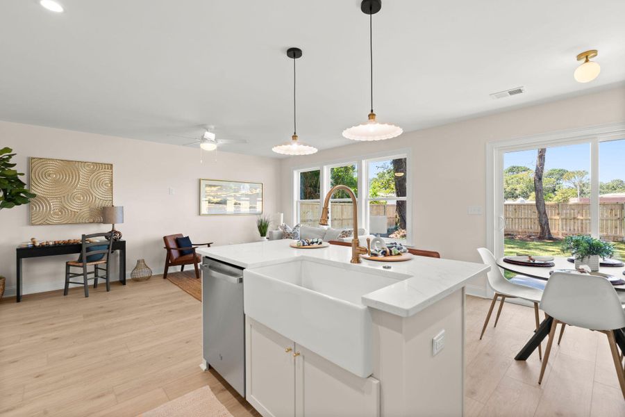 Furnished interior view inside a new home in , Charleston (Image 4).