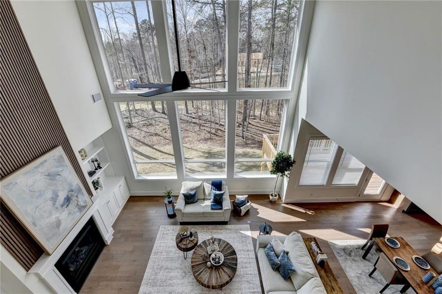 Furnished interior view inside a new home in , Cumming (Image 16).