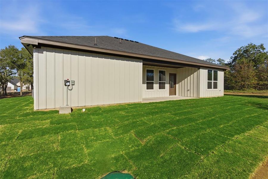 Exterior details and patio area of a home in , Millsap (Image 16). Exterior details and patio area of a home in , Millsap (Image 16).