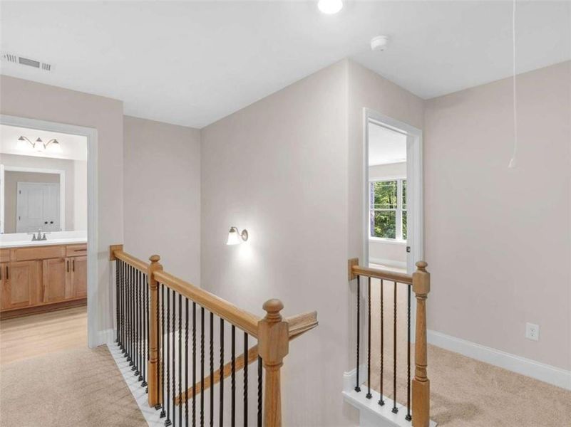 Furnished interior view inside a new home in , Monticello (Image 13).