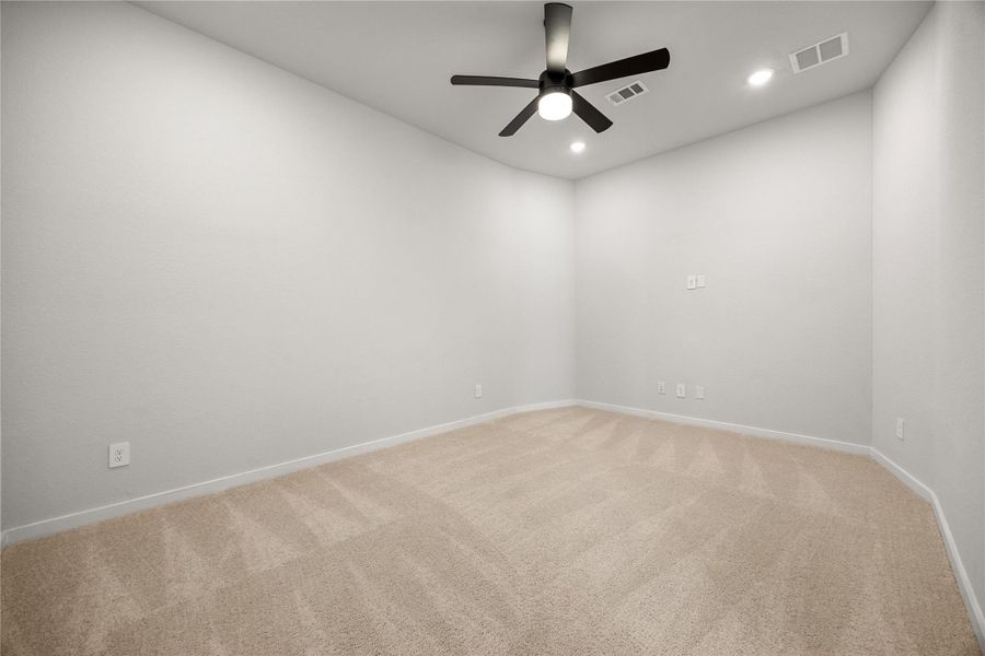 Media room downstairs