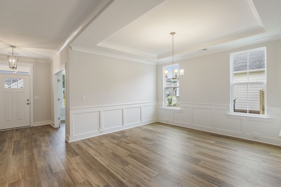 Spacious, unfurnished interior of a new home in Cottages at Lake Emory, Inman (Image 15). Spacious, unfurnished interior of a new home in Cottages at Lake Emory, Inman (Image 15).