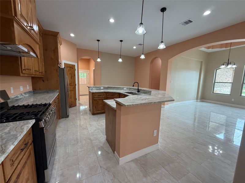 open kitchen
