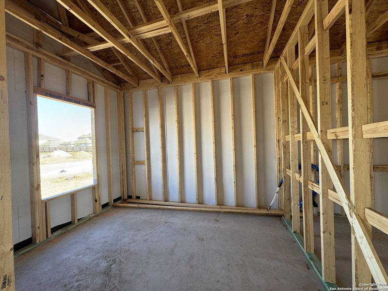 In-progress construction of a new home in Enclave at Hennersby Hollow 50's, San Antonio, TX (Image 13).