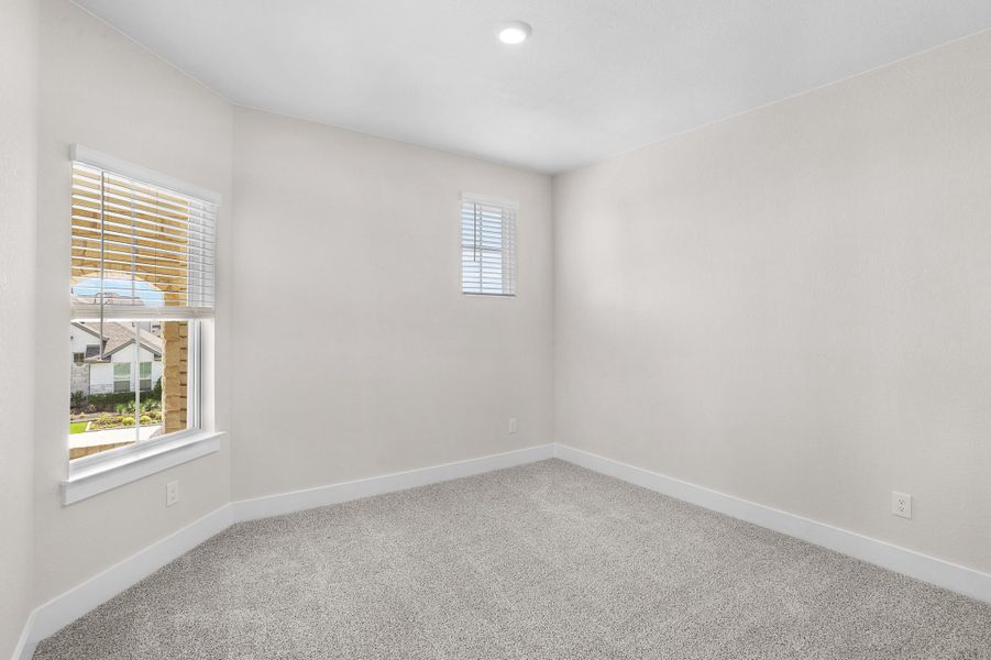 Representative unfurnished interior of a home built from the Archer by Chesmar Homes in Santa Rita Ranch, Liberty Hill (Image 17). Representative unfurnished interior of a home built from the Archer by Chesmar Homes in Santa Rita Ranch, Liberty Hill (Image 17).