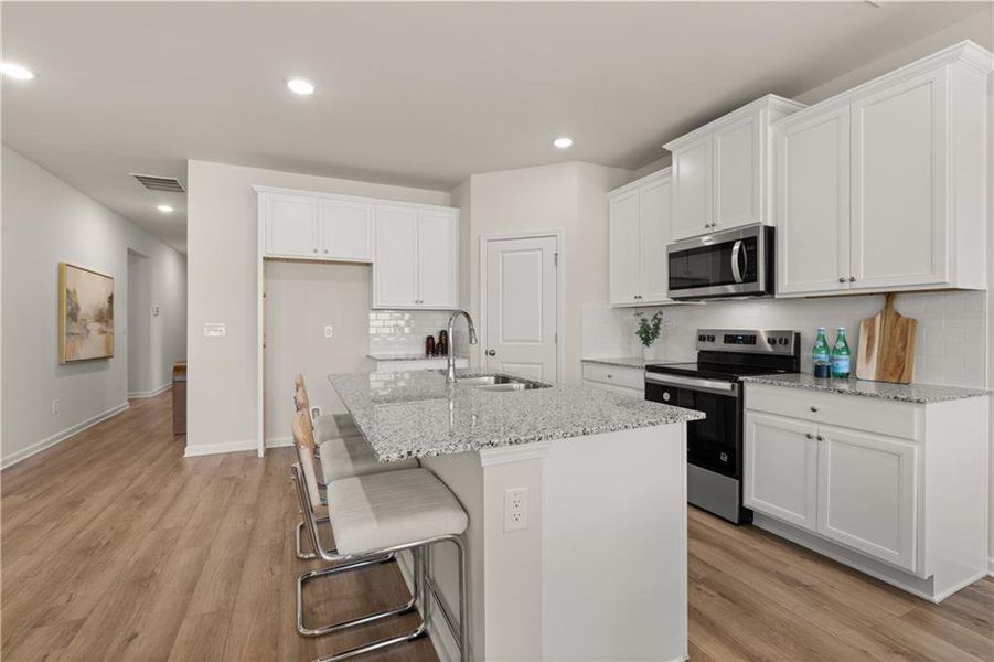 Furnished interior view inside a new home in Hillbrooke Preserve, Conyers (Image 8).
