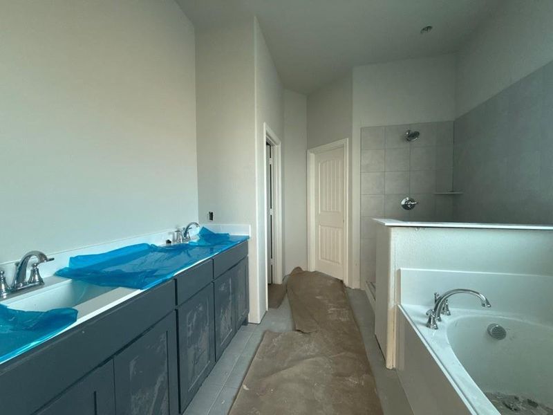 In-progress construction of a new home in Clear Sky Addition, Valley View, TX (Image 8).