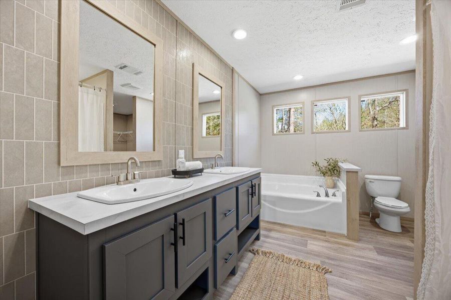 Furnished interior view inside a new home in , Cross (Image 12). Furnished interior view inside a new home in , Cross (Image 12).