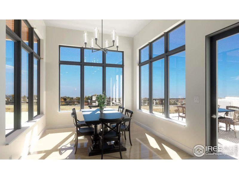 'Sun-Nook' style Dining Room