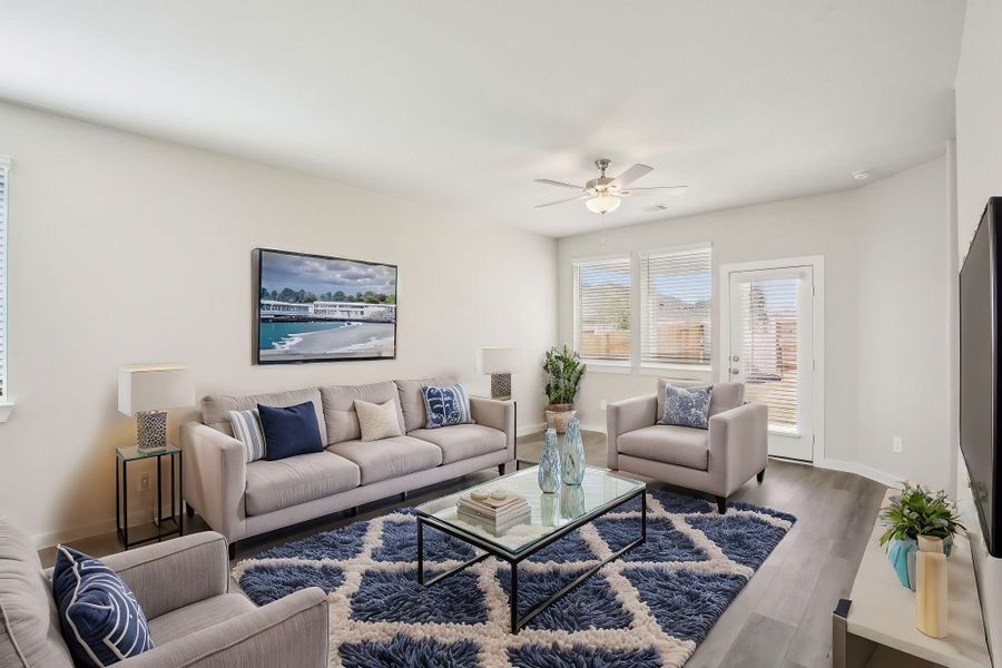 Photo is not of the actual home but is an inspirational photo of builder’s model home and may depict options, furnishings, and/or decorator features that are not included. Photo is not of the actual home but is an inspirational photo of builder’s model home and may depict options, furnishings, and/or decorator features that are not included.