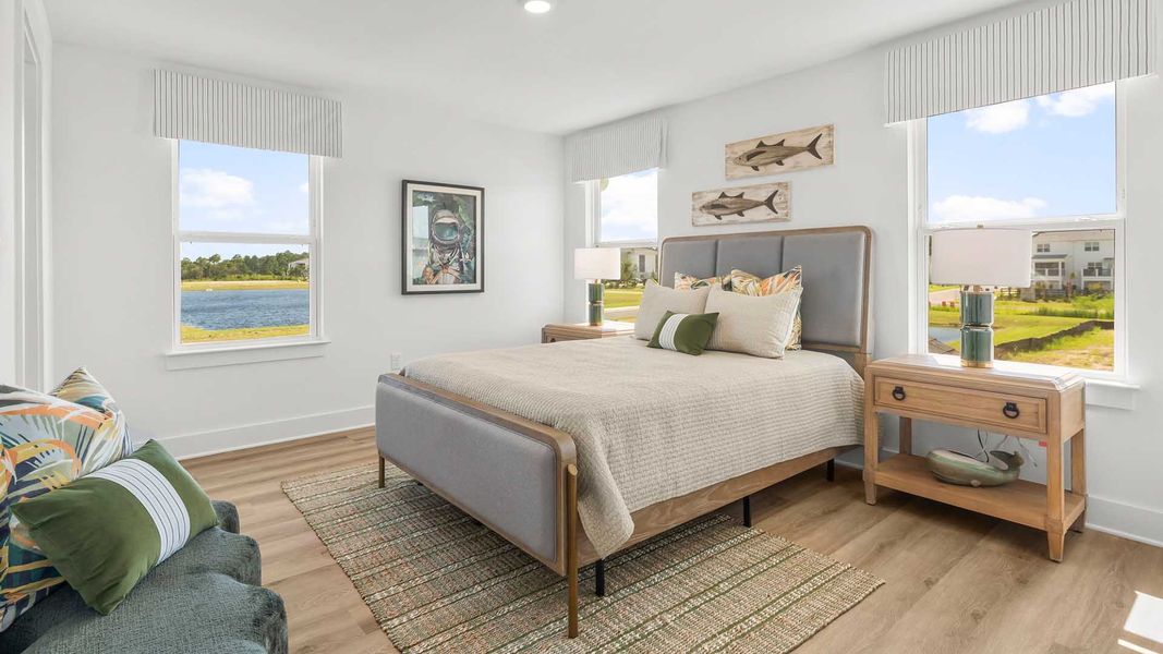 Representative furnished interior of a home built from the Alabaster by D.R. Horton in Colonial East, Panama City Beach (Image 26). Representative furnished interior of a home built from the Alabaster by D.R. Horton in Colonial East, Panama City Beach (Image 26).