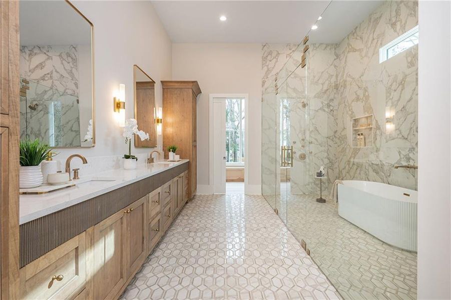 Furnished interior view inside a new home in , Alpharetta (Image 15).