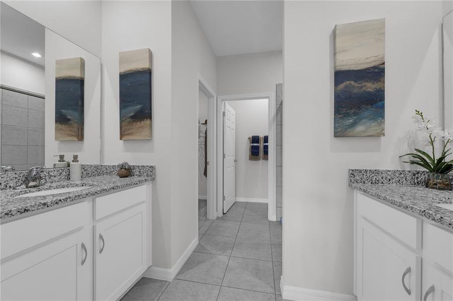 Furnished interior view inside a new home in Covered Bridge at Liberty Bluff, Haines City (Image 31). Furnished interior view inside a new home in Covered Bridge at Liberty Bluff, Haines City (Image 31).