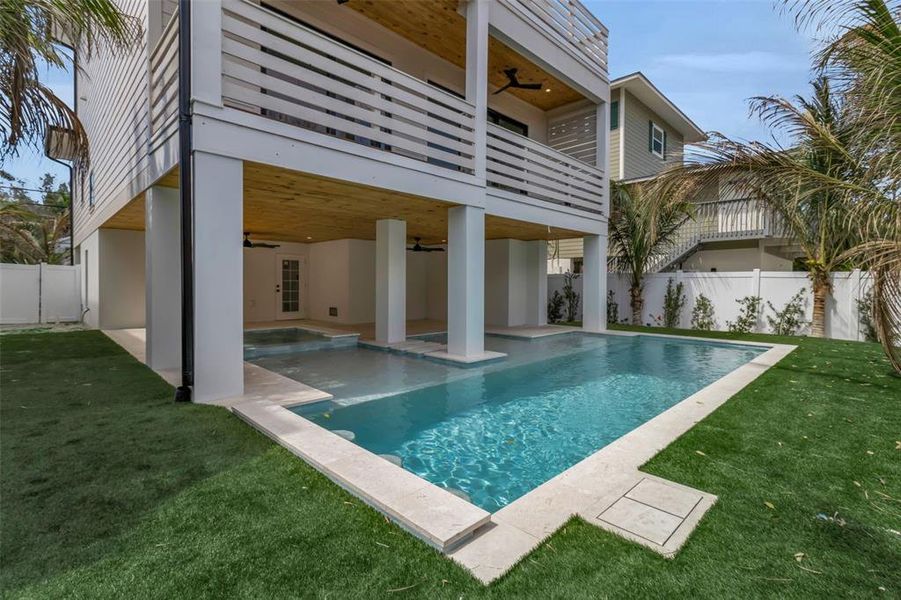 Exterior details and patio area of a home in , Bradenton Beach (Image 22).