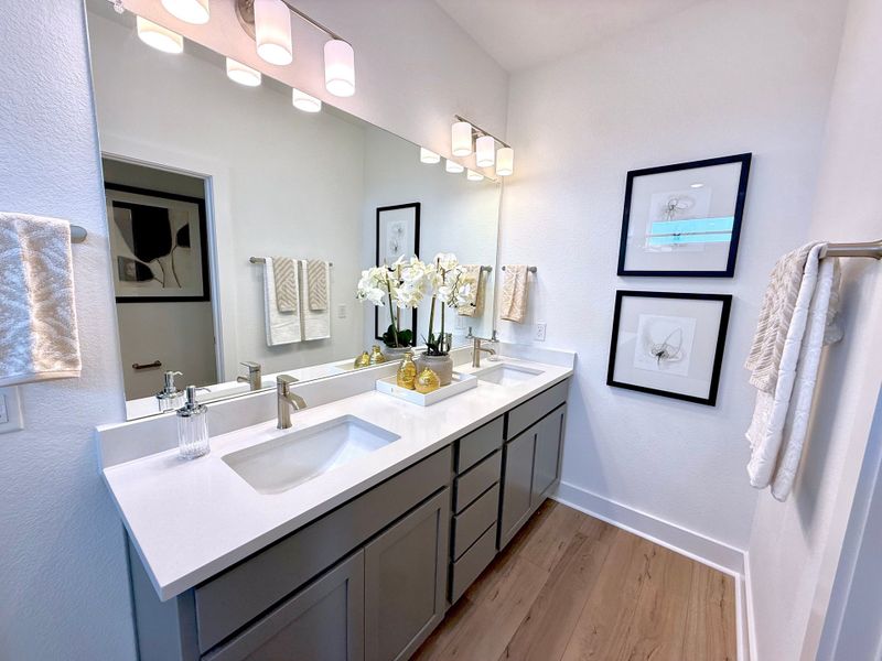 Furnished interior view inside a new home in Freedom at Anthem, Kyle (Image 11). Furnished interior view inside a new home in Freedom at Anthem, Kyle (Image 11).