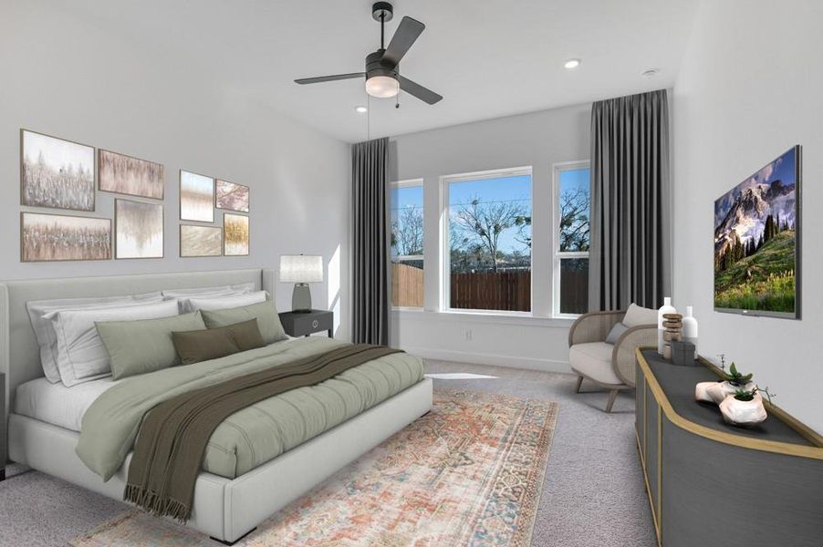 Thomasville Owner's Retreat (Staged)  [Photo shown are from a completed home with the same floorplan and similar design selections. Actual design selections may very slightly]
